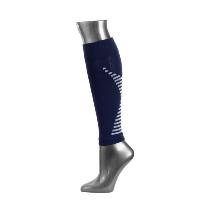 Pantorrillera Deportiva de Compresión con Rayas Horizontales en Microfibra Athlon (Ref. 1620)
