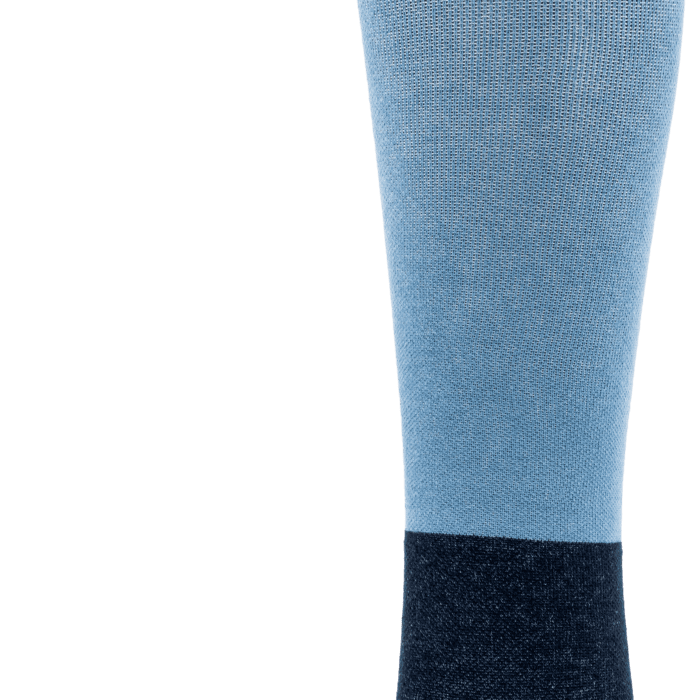 Media de Compresión a la Rodilla con Diseño de Bloques en Algodón Athlon (Ref. CMO209)